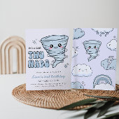 Little Twonado Blue Tornado 2e verjaardag Kaart