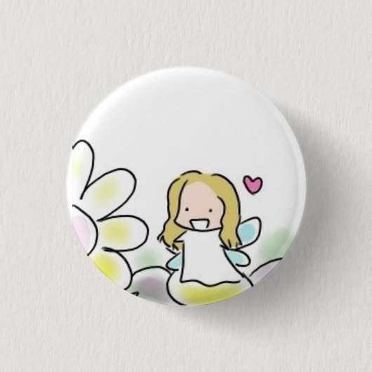 Little Ucchan Ronde Button 3,2 Cm (Voorkant)
