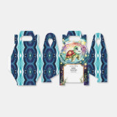 Little Under the Zee Turtle Baby shower Bedankdoosjes (Uitgevouwen)