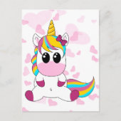 Little Unicorn Briefkaart (Voorkant)