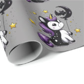 Little Unicorn Cadeaupapier (Rol Hoek)