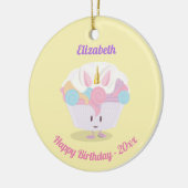 Little Unicorn Cupcake | Versiering Keramisch Ornament (Links)