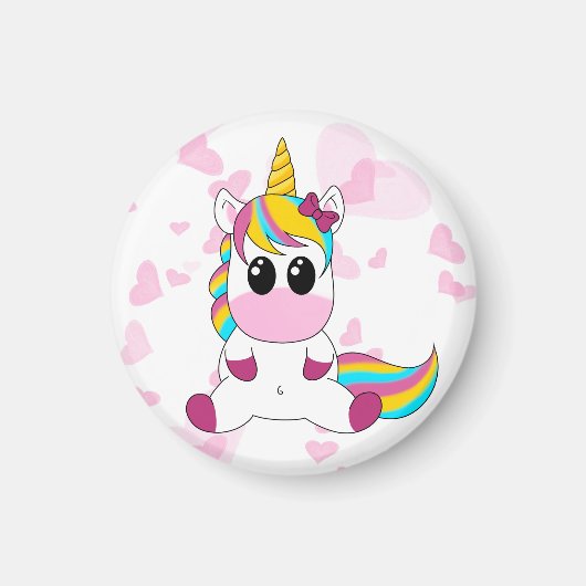 Little Unicorn Magneet (Voorkant)