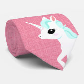 Little Unicorn met blue mane stropdas (Opgerold)