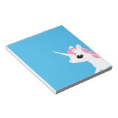 Little Unicorn met Roze mane notitieblok (Schuin)