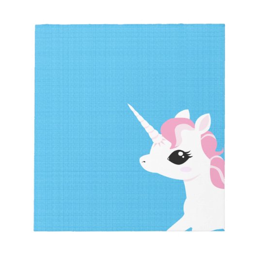 Little Unicorn met Roze mane notitieblok (Voorkant)