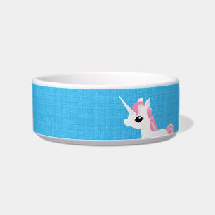 Little Unicorn met Roze mane pet bowl Voerbakje