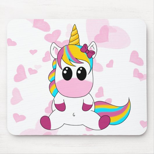 Little Unicorn Muismat (Voorkant)