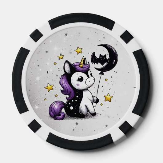Little Unicorn Poker Chips (Achterkant)