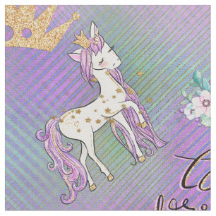 Little Unicorn Princess Stof