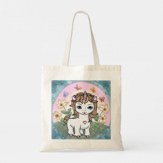 Little Unicorn Tote Bag (Achterkant)