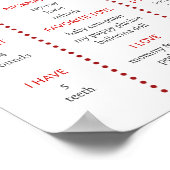 Little Valentijn Birthday Milestone Poster (Hoek)