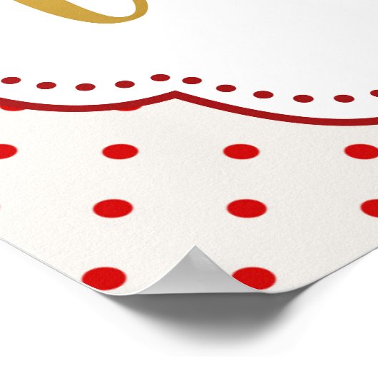 Little Valentijn Birthday Sweet Treat Poster (Hoek)