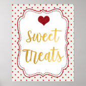 Little Valentijn Birthday Sweet Treat Poster (Voorkant)