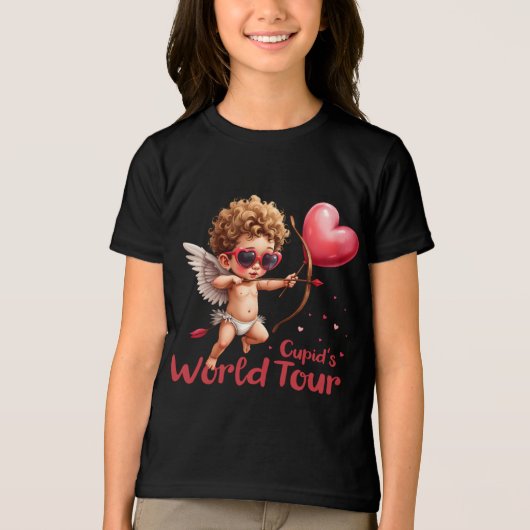 Little Valentijn Cuties Tri-Blend Shirt (Voorkant)