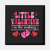 Little Valentine In The Making Valentine's Day Pre Magneet (Voorkant)