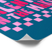 Little Valentine In The Making Valentines Day Preg Poster (Hoek)