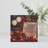 little Valentine Pregnancy Announcement Card Aankondiging (Staand voorkant)