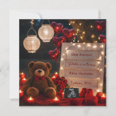 little Valentine Pregnancy Announcement Card Aankondiging (Voorkant)