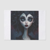 Little Vamp Gothic Meisje Decoupage Papier (Voorkant)