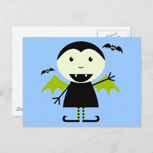 Little Vampire Briefkaart (Voorkant / Achterkant)