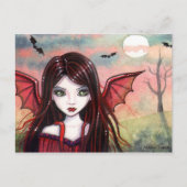 Little Vampire Briefkaart van Molly Harrison (Voorkant)