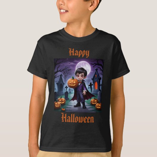 Little Vampire Halloween T-shirt (Voorkant)