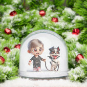 Little Vampire with a Friend beroemd gemaakt door Sneeuwbol (Kerstmis)