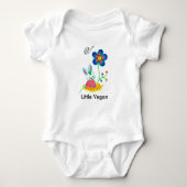 "Little Vegan" Baby Bodysuit (Voorkant)