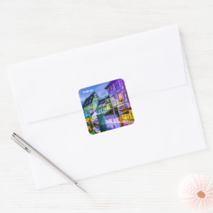 Little Venice Colmar Vierkante Sticker