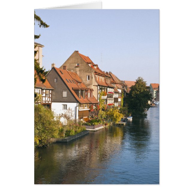 Little Venice (Klein Venedig) en rivier de Regnitz (Voorkant)
