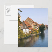 Little Venice (Klein Venedig) en rivier de Regnitz Briefkaart (Voorkant / Achterkant)