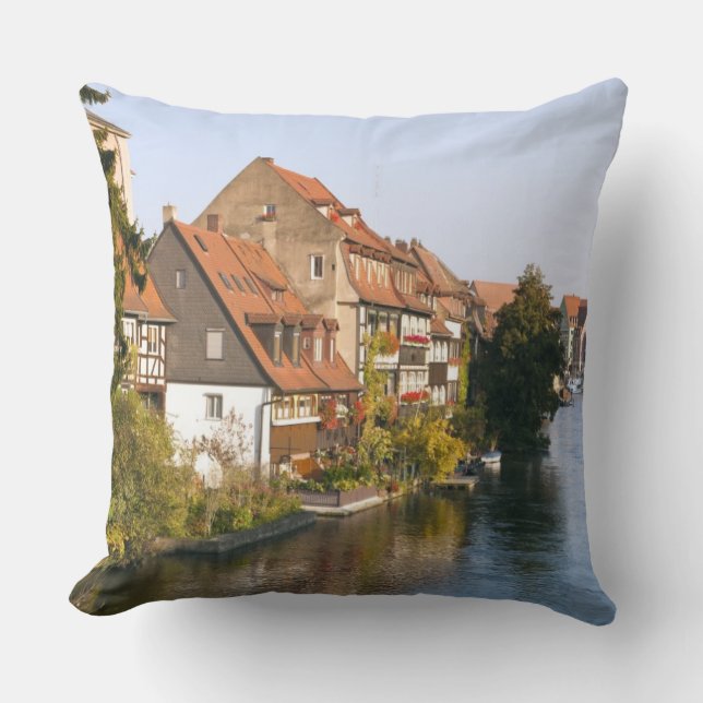 Little Venice (Klein Venedig) en rivier de Regnitz Kussen (Voorkant)