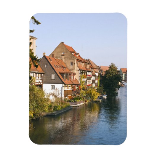 Little Venice (Klein Venedig) en rivier de Regnitz Magneet (Verticaal)