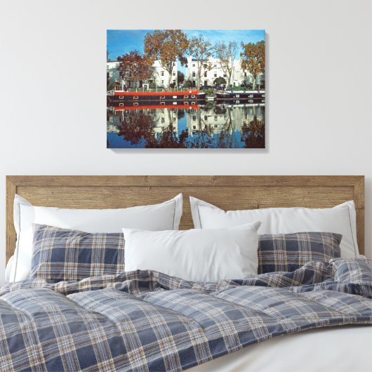 Little Venice, Londen Canvas Afdruk (Insitu (Slaapkamer))