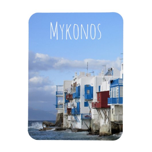 Little Venice, Mykonos, Griekenland Magneet (Verticaal)