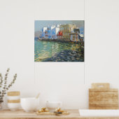 Little Venice Mykonos Poster (Keuken)