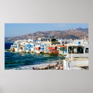 Little Venice, Mykonos Poster