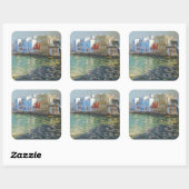 Little Venice Mykonos Vierkante Sticker (Vel)