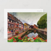 Little Venice, petite Venise, in Colmar, Frankrijk Briefkaart (Voorkant / Achterkant)