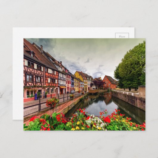 Little Venice, petite Venise, in Colmar, Frankrijk Briefkaart (Voorkant / Achterkant)