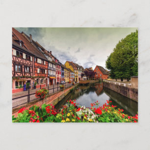 Little Venice, petite Venise, in Colmar, Frankrijk Briefkaart
