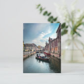 Little Venice River Boat Briefkaart (Staand voorkant)