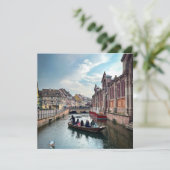 Little Venice River Boat Kaart (Staand voorkant)