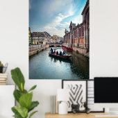 Little Venice River Boat Poster (Thuiskantoor)