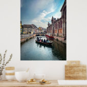 Little Venice River Boat Poster (Keuken)