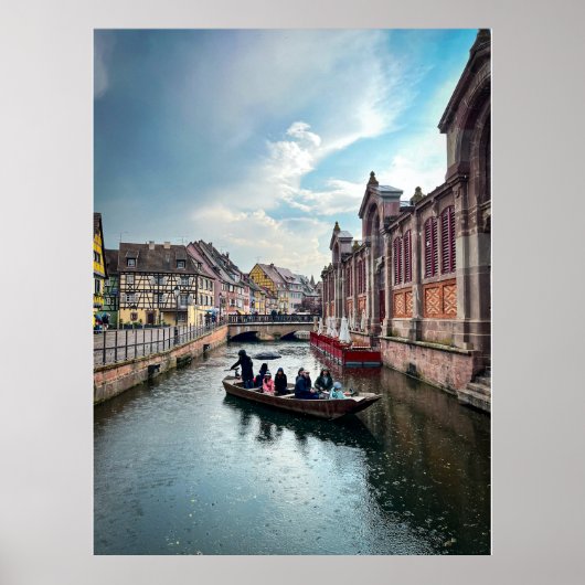 Little Venice River Boat Poster (Voorkant)