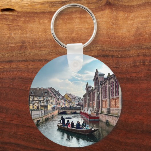 Little Venice River Boat Sleutelhanger (Voorkant)