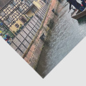 Little Venice River Boat Tissuepapier (Detail)