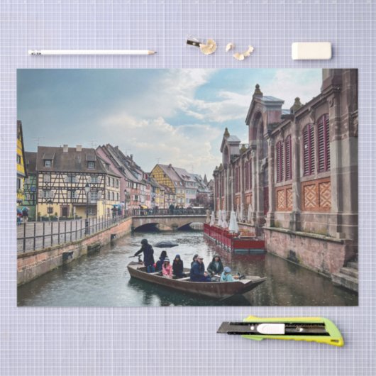 Little Venice River Boat Tissuepapier (Craft)